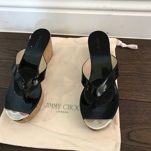 Jimmy Choo Platform Flip flops